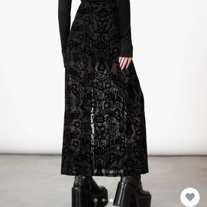 Charged Split Maxi Skirt Size XL NWT